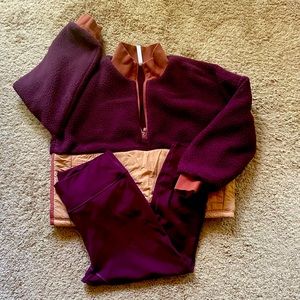 Fabletics plum set